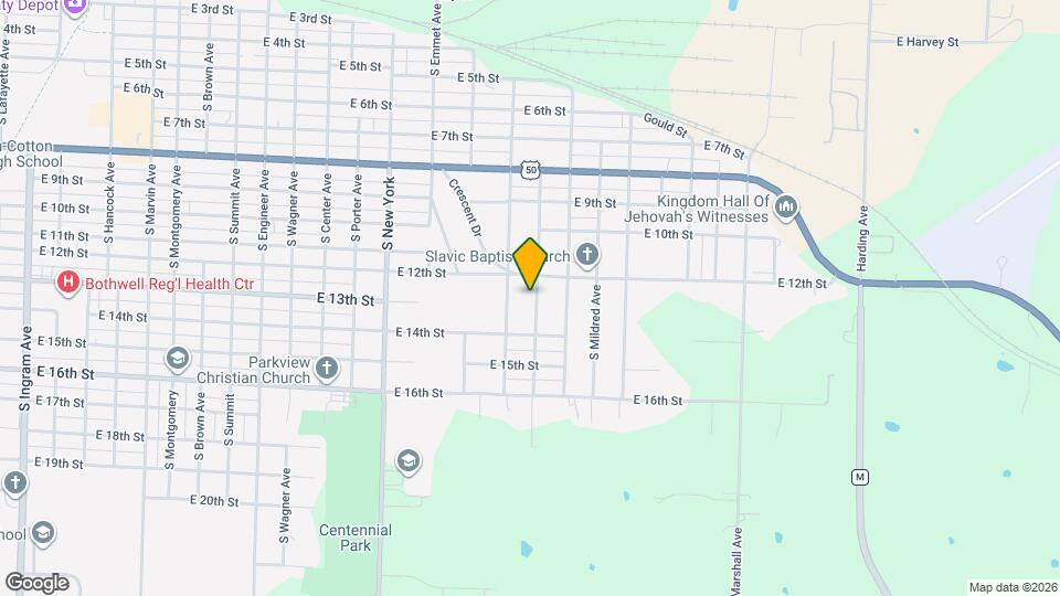 1206 S Murray Ave Map and Location Details