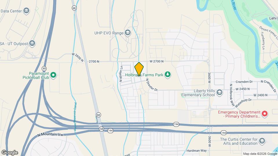 2527 N Wallace Way Map and Location Details