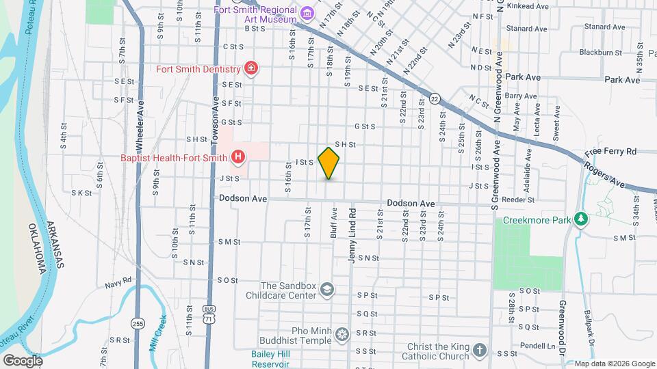 1101 S 18th St Map and Location Details