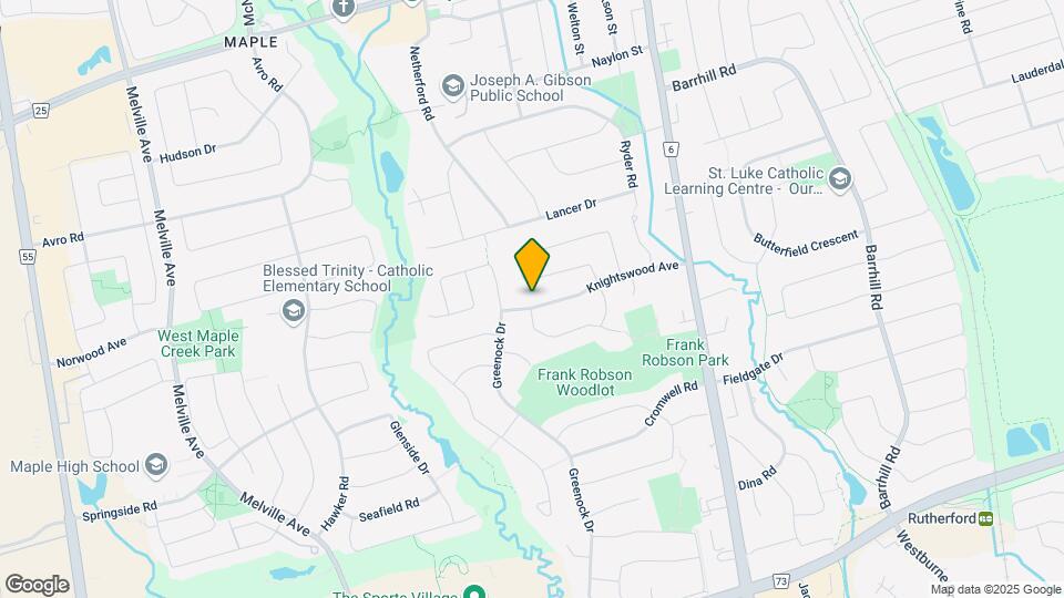 166 Knightswood Ave Map and Location Details