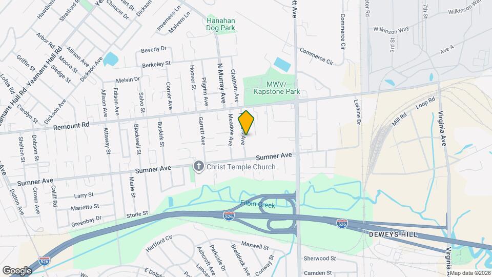 5536 Flanders Ave Map and Location Details