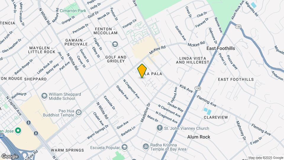 251 La Pala Dr Map and Location Details