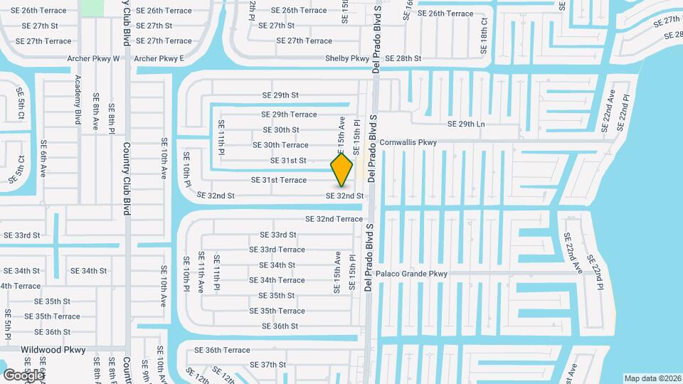 1501 SE 32nd St Map and Location Details