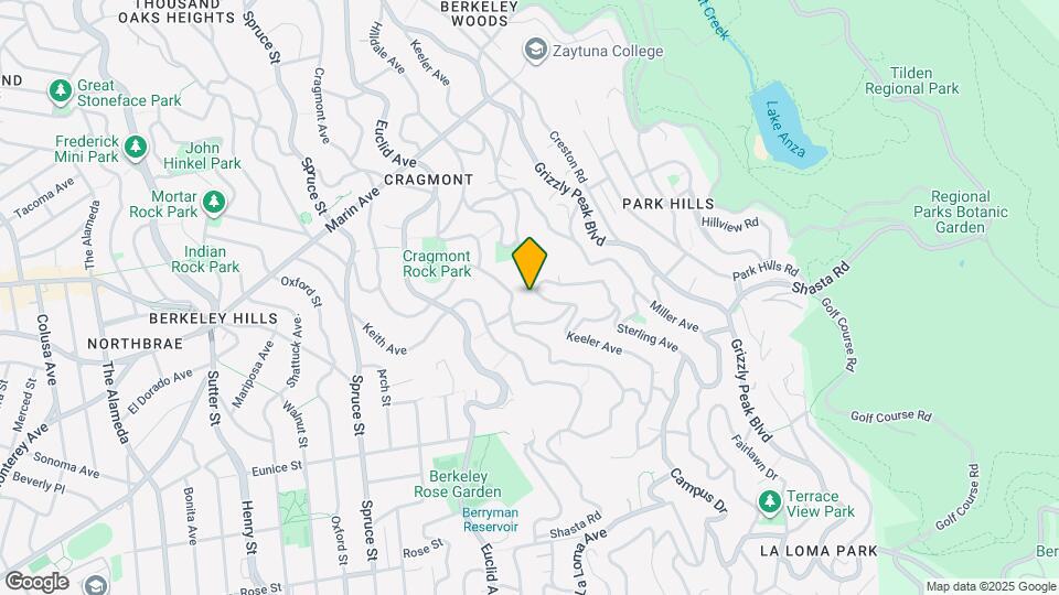 1072 Keeler Ave Map and Location Details