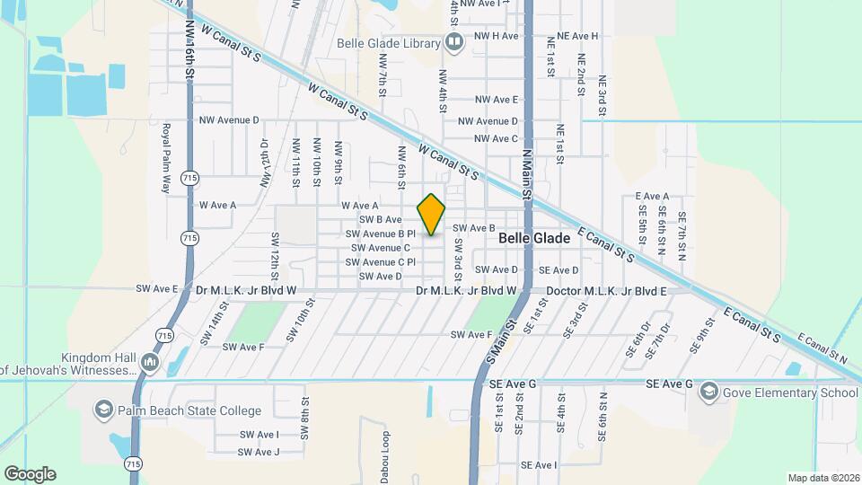 419 SW Avenue C Map and Location Details