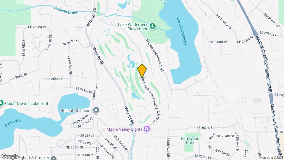 25733 Lake Wilderness Country Club Dr SE Map and Location Details