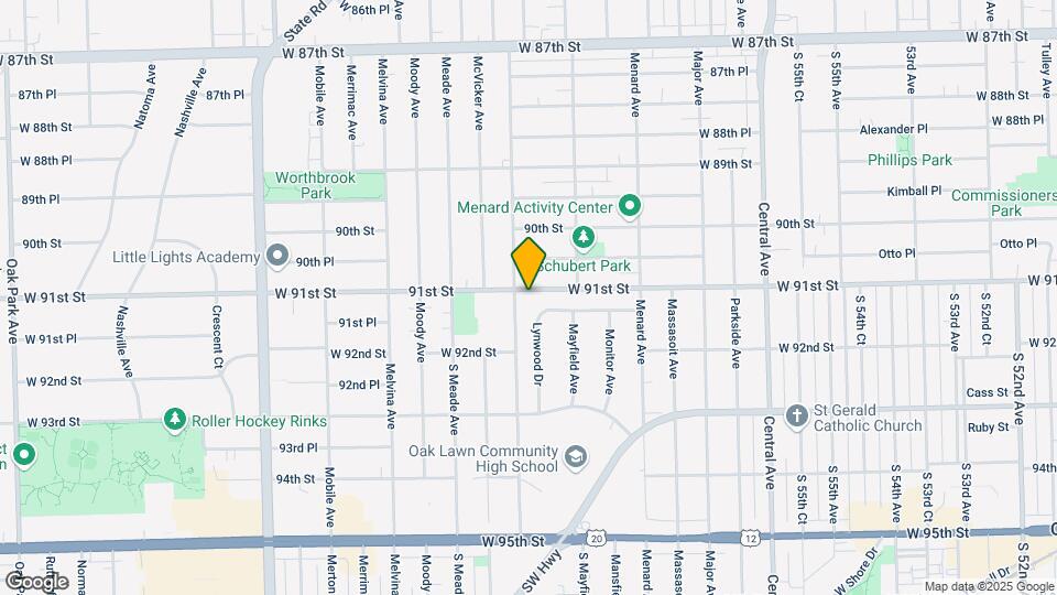 5925 W 91st St Map and Location Details
