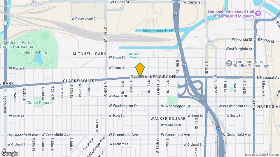 1235-1241 W National Ave Map and Location Details