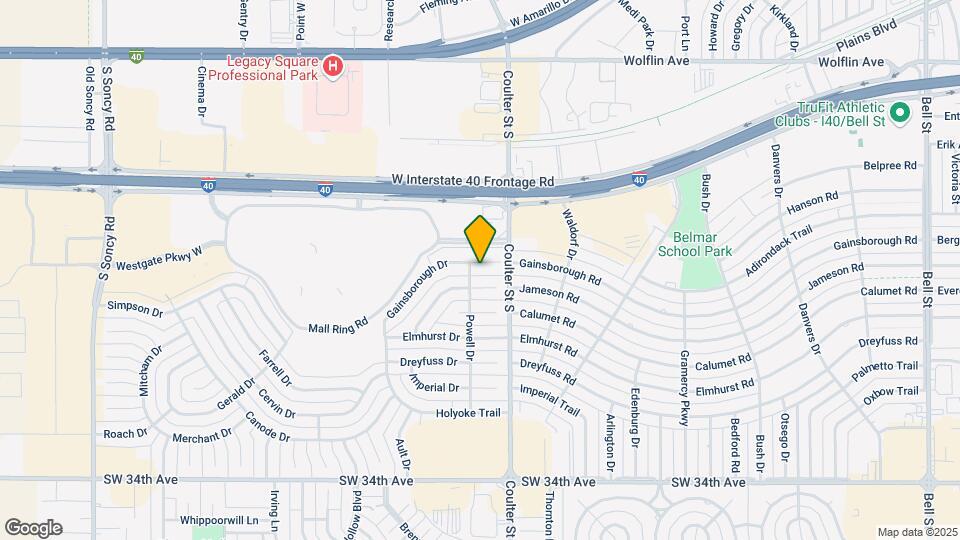 7309 Gainsborough Dr Map and Location Details