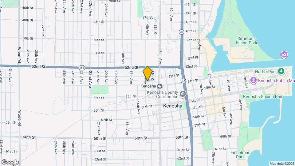 1360 54th St Map and Location Details