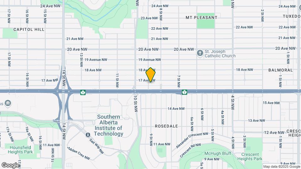 1740 9 St NW Map and Location Details