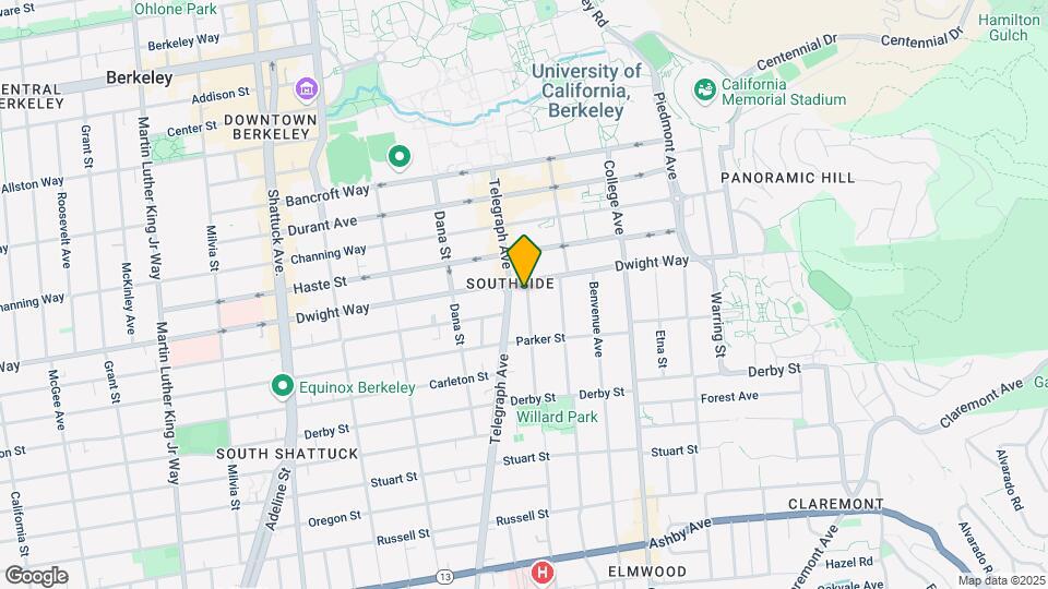 2510 Regent St Mapa y Detalles de la Ubicación