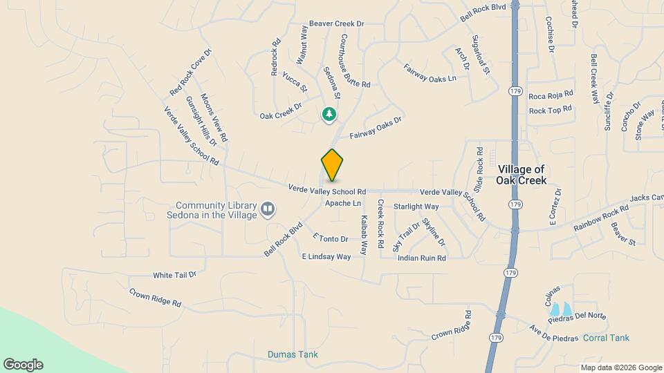 520 Verde Valley School Rd Map and Location Details