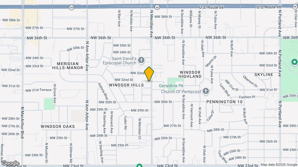 4500 NW 32nd St Map and Location Details