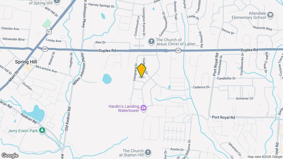 9004 Outpost Dr Map and Location Details