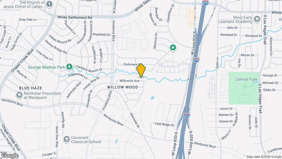 9804 Willowick Ave Mapa y Detalles de la Ubicación