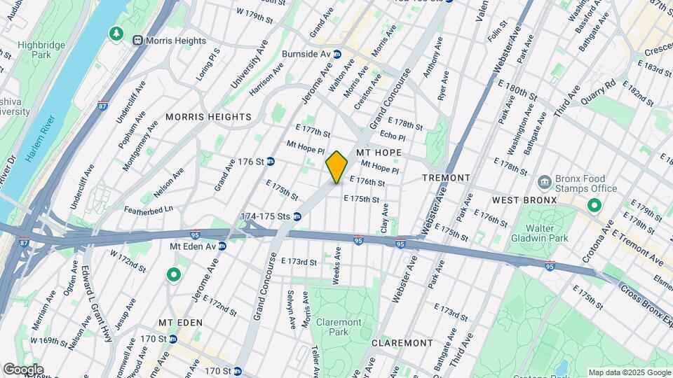 1814 Grand Concourse Map and Location Details