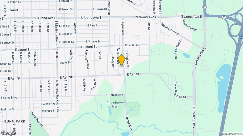 1921 Taylor Ave Map and Location Details