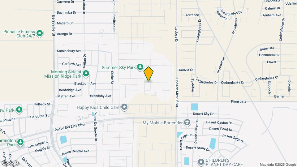 1061 Summer Rain St Map and Location Details