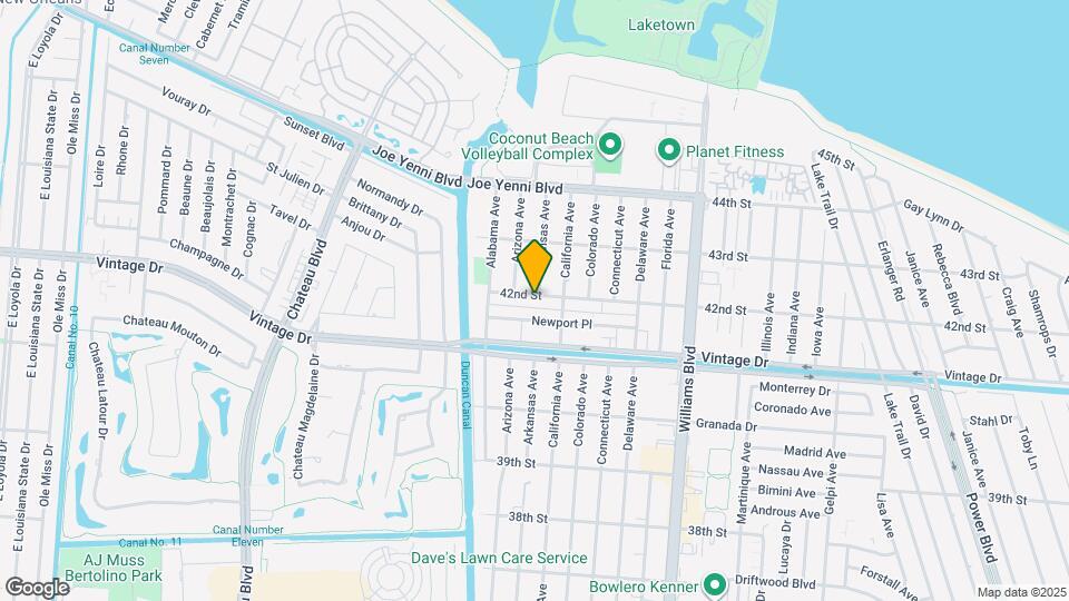 1637 42nd St Map and Location Details