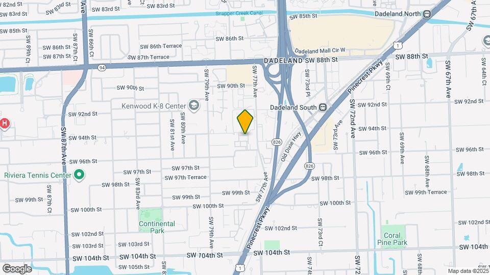 7732 SW 94th Terrace Map and Location Details