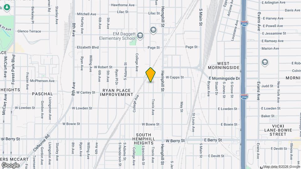 2722 Travis Ave Map and Location Details