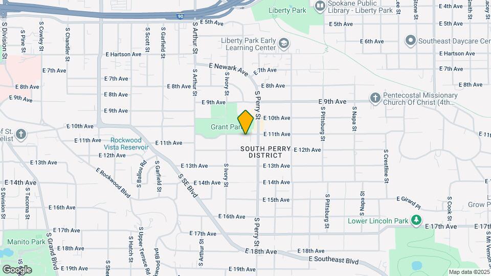 1308 E 11th Ave Map and Location Details