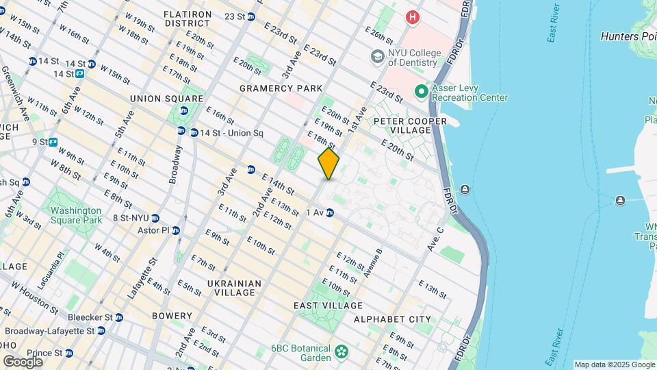 StuyTown Mapa y Detalles de la Ubicación