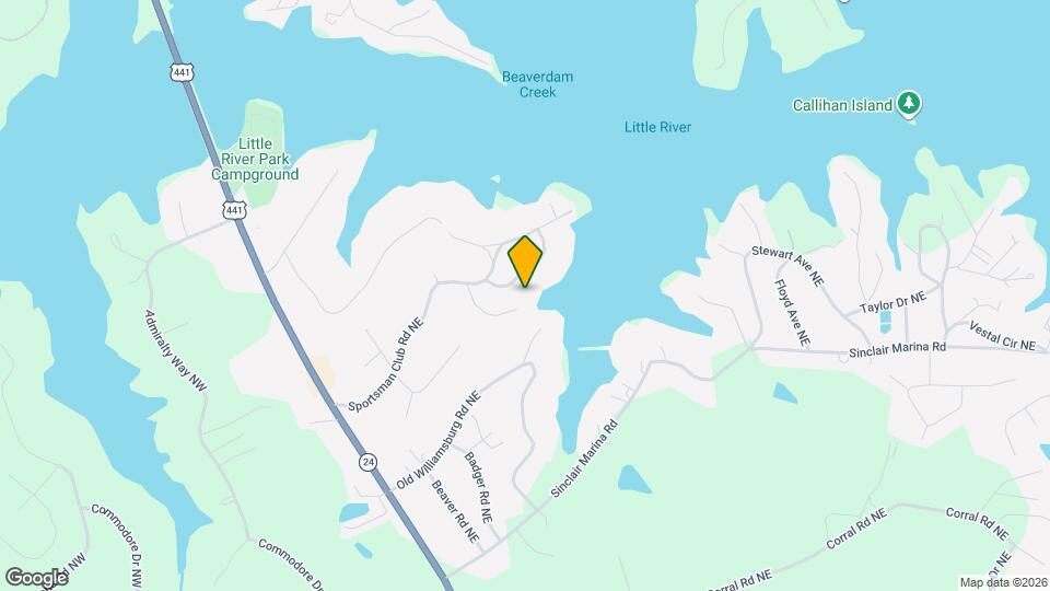 105 Sportsman Cir NE Map and Location Details