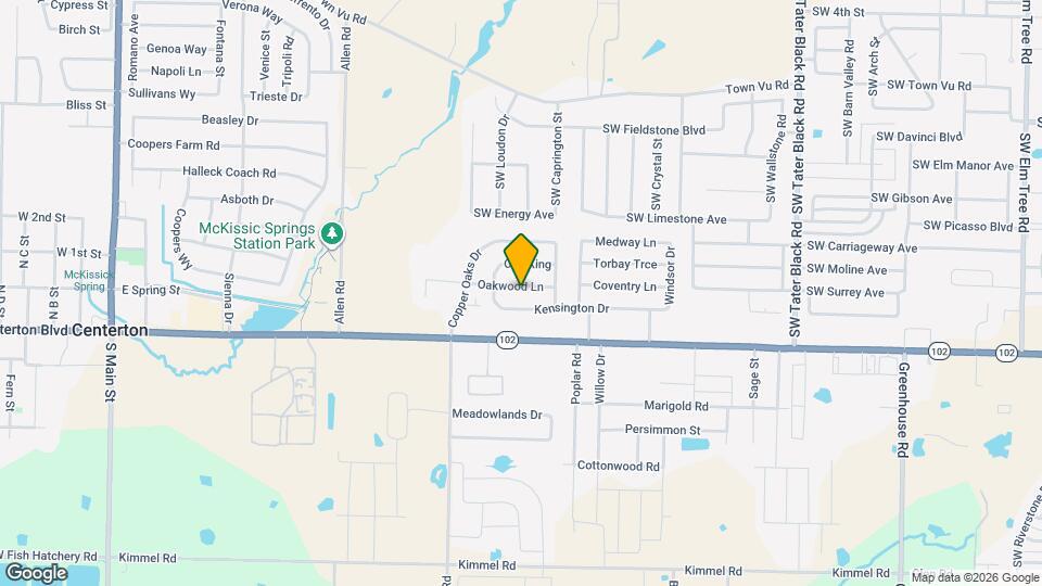 918 Oakwood Ln Map and Location Details