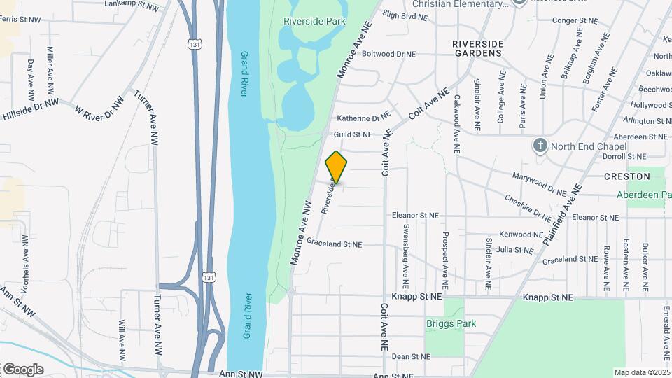 2230 Riverside Dr NE Map and Location Details