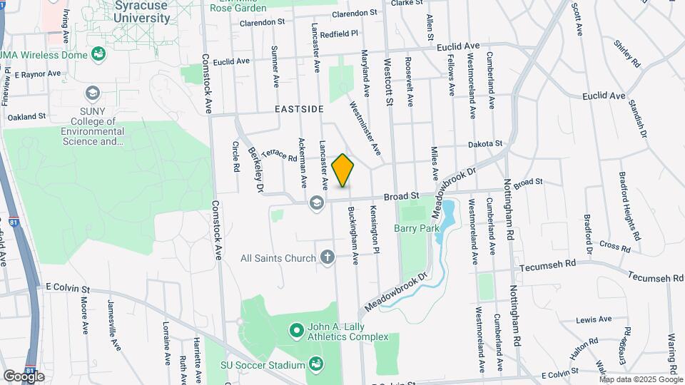 252 Buckingham Ave, Unit 1st Floor Map and Location Details