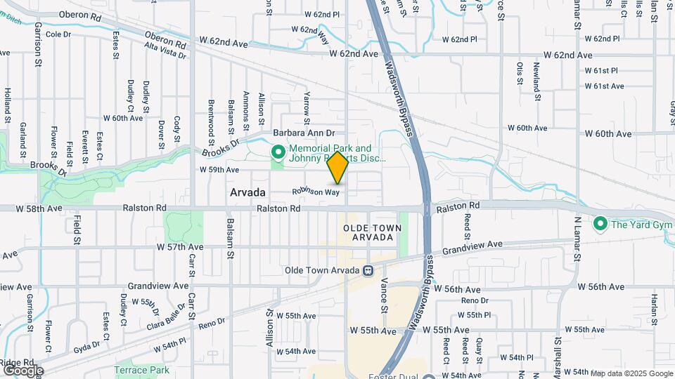 7605 Robinson Way Map and Location Details