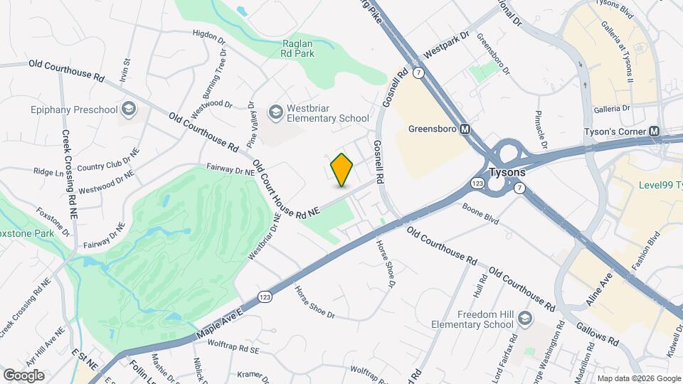 1814 Fallbrook Ln Map and Location Details