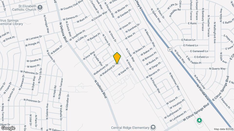 8271 N Wakefield Dr Map and Location Details