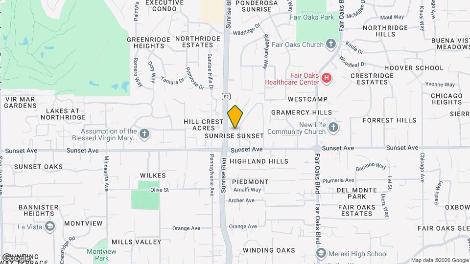 4818 Suncrest Way Map and Location Details