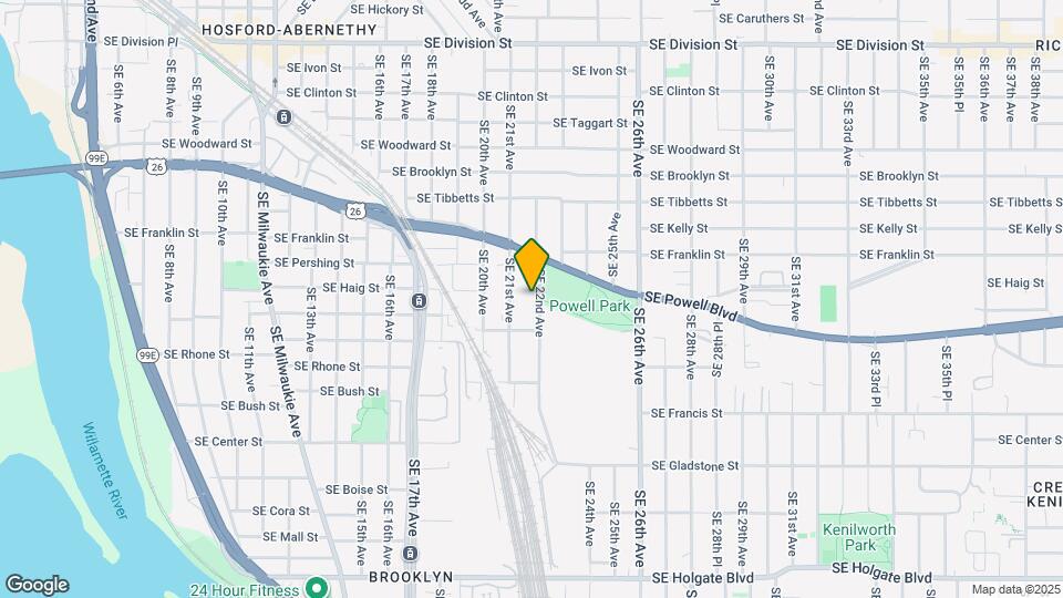 3409 SE 22nd Ave Map and Location Details