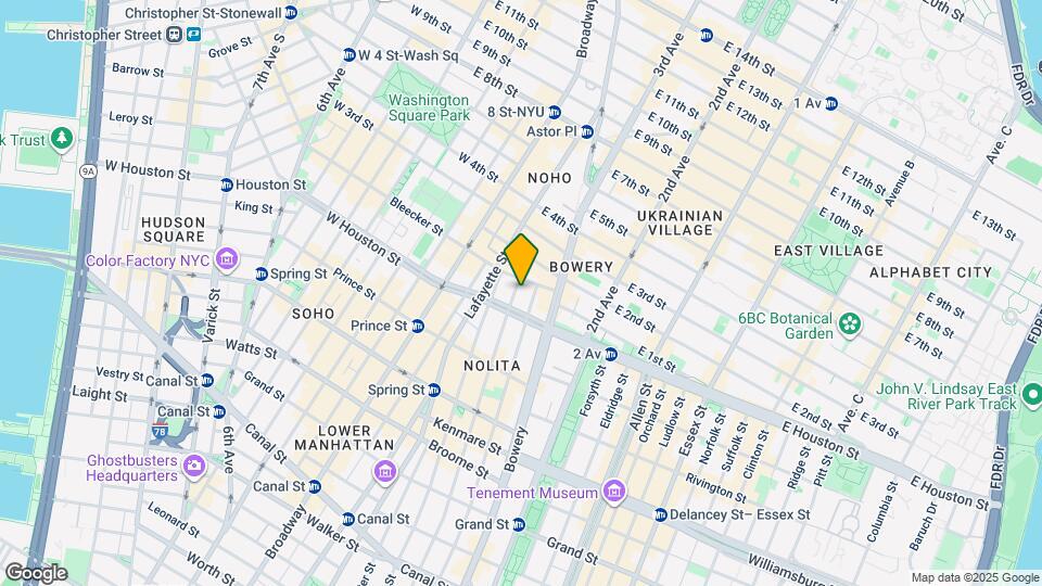 316 Mott St Map and Location Details