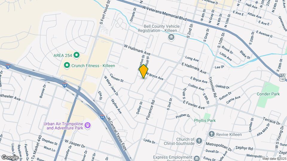 1003 San Antonio St Map and Location Details