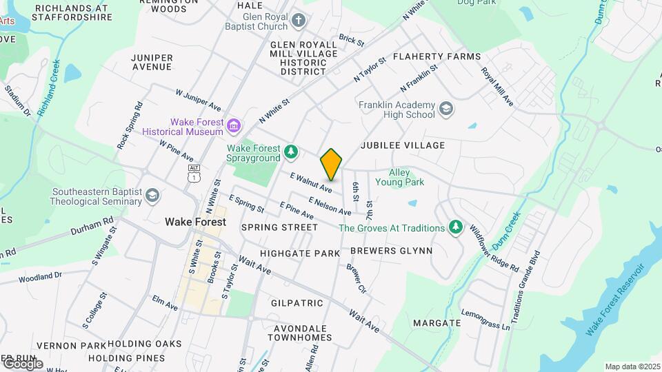617 E Walnut Ave Mapa y Detalles de la Ubicación