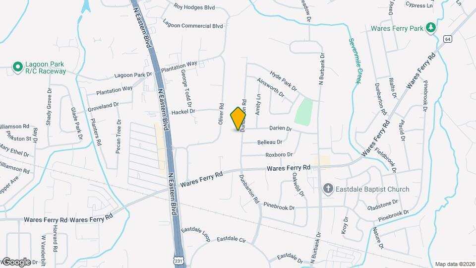 723 Dunbarton Rd Map and Location Details