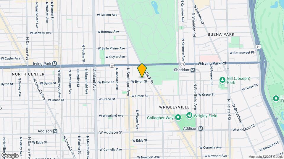 1308 W Byron St Map and Location Details