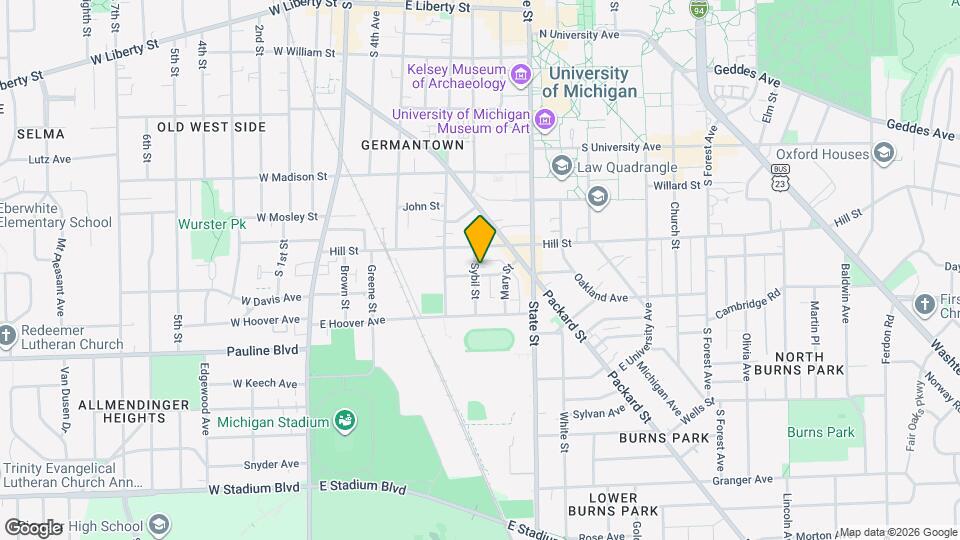 811 Sybil St Map and Location Details