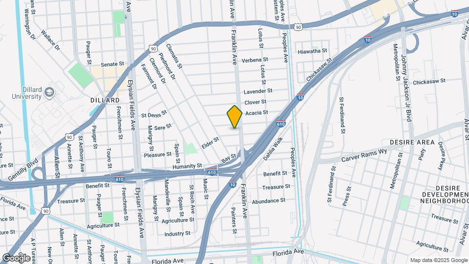 2555 Elder St Map and Location Details