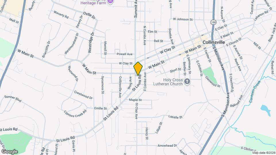 119 St. Louis Rd. Map and Location Details