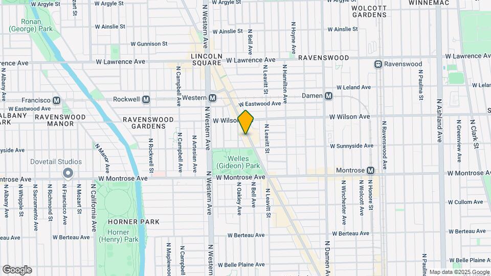 4526 N Lincoln Ave Map and Location Details