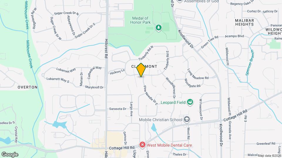 2004 Pine Needle Dr E Map and Location Details