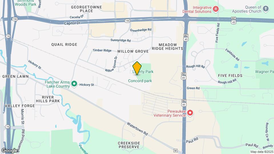 Concord Village Apartments Map and Location Details