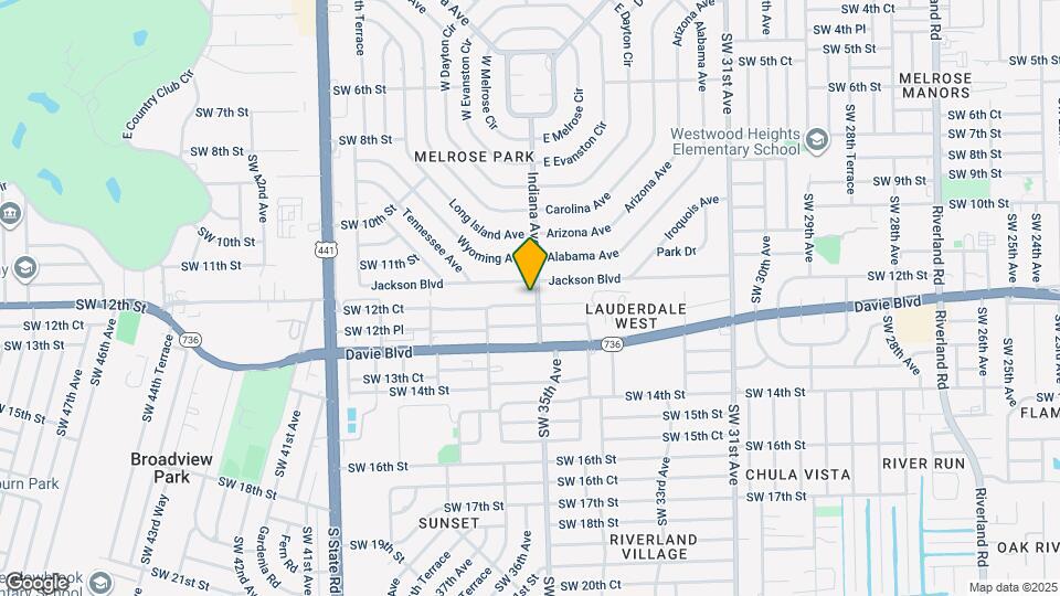 3505 SW 12th Ct Map and Location Details