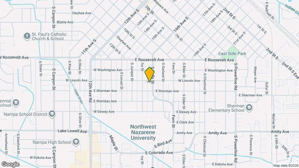 307 Holly St Map and Location Details